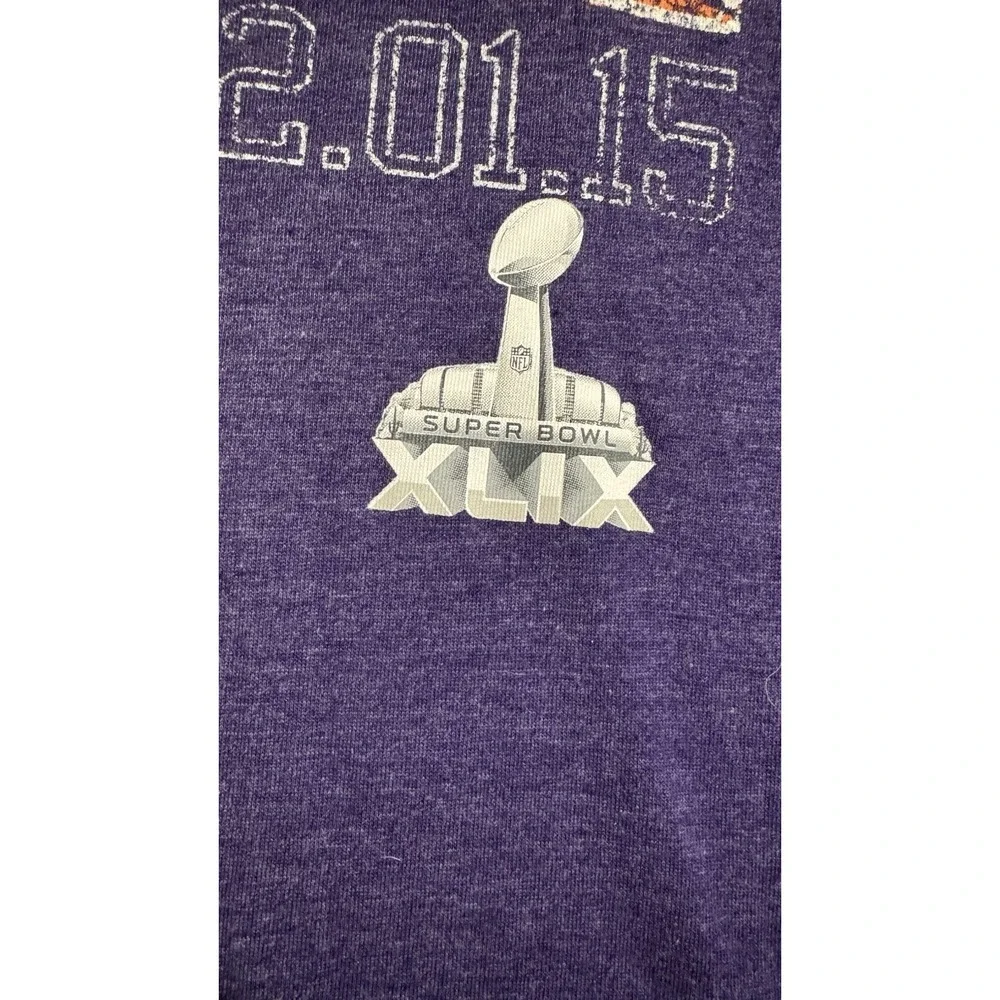 NFL Super Bowl XLIX Arizona 2015 Purple T-Shirt Men's 2XL Official Graphic Tee